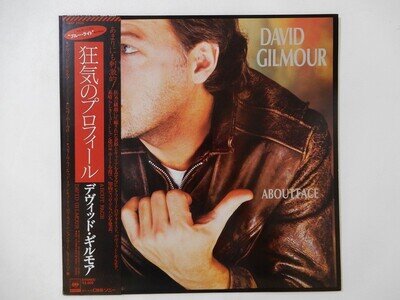 David Gilmour About Face CBS/Sony 28AP 2826 Japan VINYL LP OBI