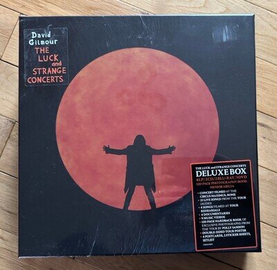 David Gilmour - Luck And Strange Deluxe Box - Sealed - 4LP / 2Cd / 2 Blu Ray Etc