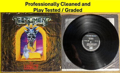 UK 1st Press 1987 TESTAMENT - The Legacy MEGAFORCE/ATLANTIC LP VG/VG+
