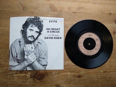 David Essex Oh What A Circus / High Flying EX 7" Single Vinyl Record 6007185