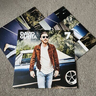 David Guetta – 7 Vinyl Record 2xLP BLACK 2018