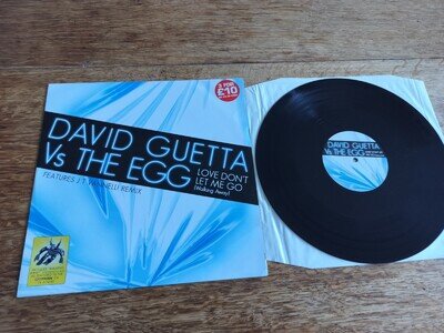 David Guetta Vs. The Egg Love Don't Let Me Go 1st 12GUS42 Electro Tech House 12"
