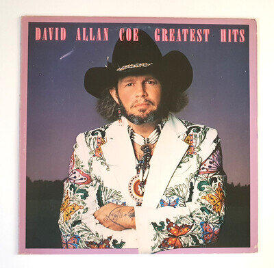 DAVID ALLAN COE - GREATEST HITS LP EX!! ORIGINAL U.S COLUMBIA KC 35627