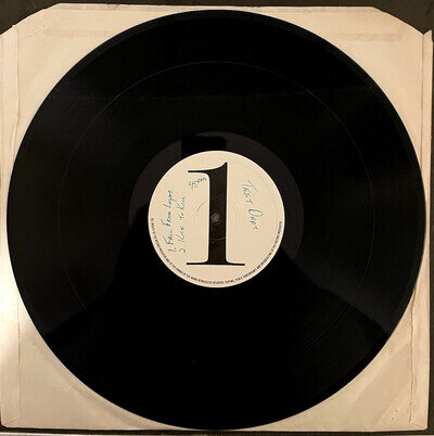 Test Dept. - Ultra-Rare Handwritten Promo 12" Vinyl 4-Song E.P. Free From Light