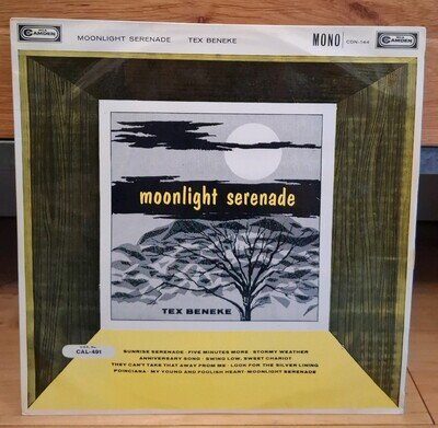 Tex Beneke - Moonlight Serenade (UK mono vinyl LP) 1960 jazz big band swing