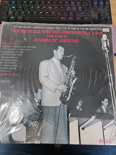 Tex Beneke And His Orchestra - 1948 Vol II Ramblin' Around (LP, Comp, Mono)