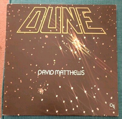 Dave Matthews Dune LP Album Vinyl Record 1977 CTI 5005 CTI Records - EX/EX