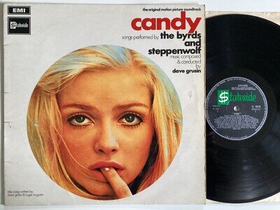 CANDY film movie soundtrack VINYL LP 1968 OG Dave Grusin, Steppenwolf MOD (H