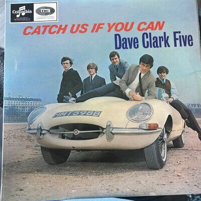DAVE CLARK FIVE - Catch Us If You Can LP -1/-1 MONO VG+vg+1965 Columbia