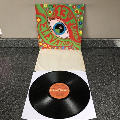 LP VINYL THE 13TH FLOOR ELEVATORS THE PSYCHDELIC SOUND OF THE UK 1ST PRESS 1978