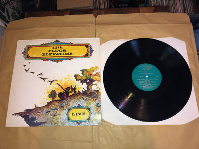 13th floor elevators - live - 12”lp vgc+/vgc+ reissue USA press