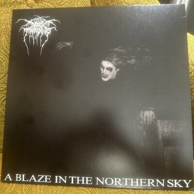 DARKTHRONE - A BLAZE IN THE NORTHERN SKY (1992 LP) 30TH ANNIVERSARY UK NEAR MINT