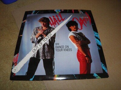 DARYL HALL & JOHN OATES- OUT OF TOUCH VINYL 7" 45RPM PS