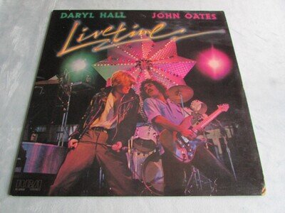Daryl Hall & John Oates ' Live Time ' Vinyl Album RCA Records.