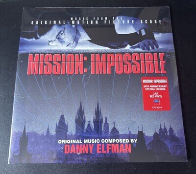 Danny Elfman Mission Impossible 30th Anniversary 2 Vinyl LP Red RSD 2026 sealed