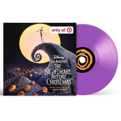 NIGHTMARE BEFORE CHRISTMAS TARGET EXCLUSIVE PURPLE TINY VINYL 4” DANNY ELFMAN