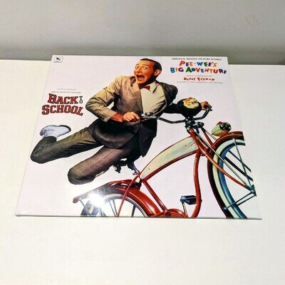 Pee Wee Herman Big Adventure Soundtrack Coloured Vinyl LP Danny Elfman Sealed