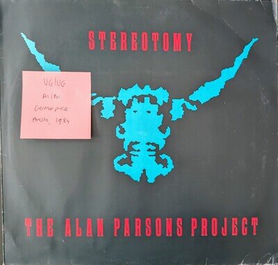 The Alan Parsons Project Stereotomy Vinyl Record VG/VG 209050 1984