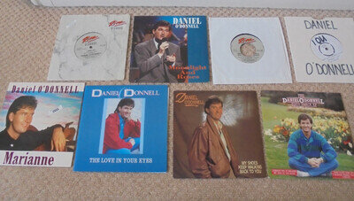 Daniel O'Donnell 7" Single Vinyl Bundle Joblot x8 incl Four Track EP / Whatever