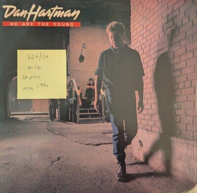 Dan Hartman We Are The Young Vinyl Record VG+/G+ MCAT924 1984