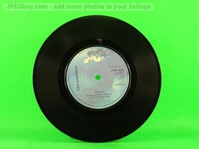 HARTMAN,DAN THIS IS IT (3) (137) 7" BLUE SKY