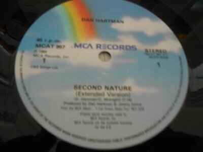 Dan Hartman - "Second Nature (Extended) /(Dub Version) /(Album)" MCA 12" Single