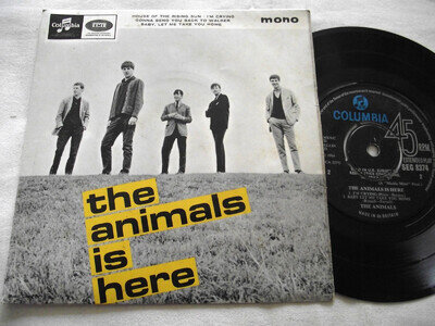 THE ANIMALS ~ THE ANIMALS IS HERE ** 1964 UK DECCA 7" EP