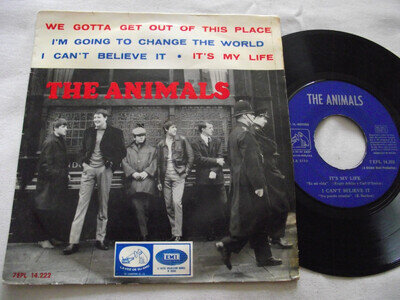THE ANIMALS ~ WE GOTTA GET OUT OF THIS PLACE **1965 Spain LA VOZ DE SU AMO 7" EP