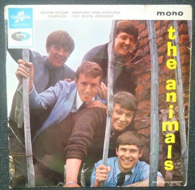 THE ANIMALS EP UK COLUMBIA SEG 8400 FROM 1965