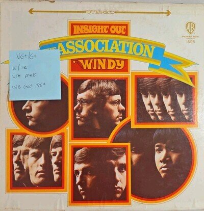 Association Insight Out Vinyl Record VG+/G+ WB 1696 1967