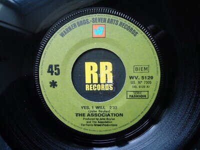 THE ASSOCIATION - YES , I WILL FR WARNER BROS. - SEVEN ARTS SIXTIES 60'S