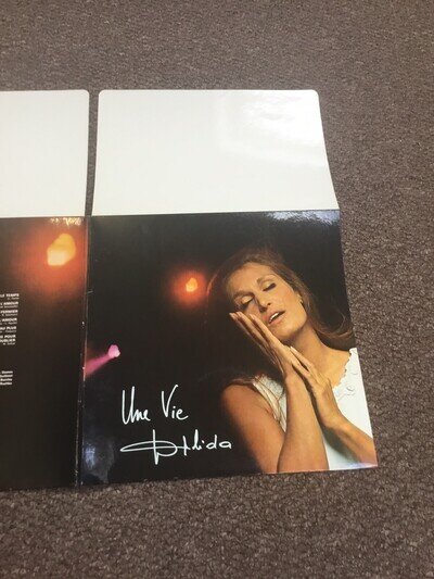 Dalida-Une Vie 1971 French 1st Press Orlando LP Multi fold Gatefold