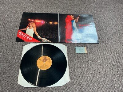 Dalida-Olympia 71 1972 1st Press French Sonopress LP + Ticket Stub Booklet