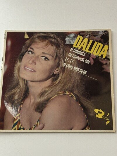 7” SINGLE PLAYTESTED FRENCH PICTURE SLEEVE EP DALIDA EL CORDOBES BARCLAY