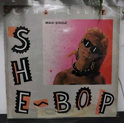 Cyndi Lauper- She Bop 12" 45rpm Vinyl Single 1984