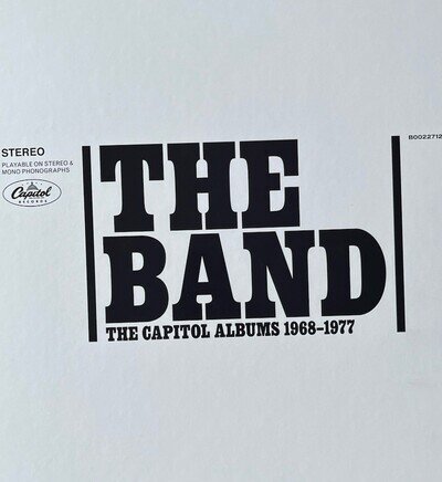 Capitol Albums 1968-1977 by The Band Vinyl Box Set. Ex Condition. Quite Scarce.