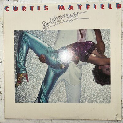 Curtis Mayfield - Do It All Night LP Vinyl USA VG+