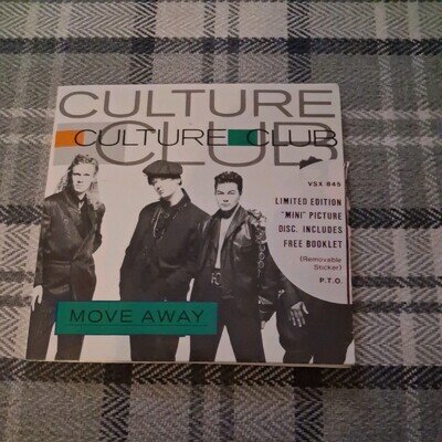 Culture Club - Move Away - 5" Vinyl Mini Picture Disc Single Record