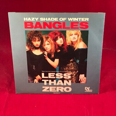 THE BANGLES Hazy Shade Of Winter 1987 UK 7" Vinyl Single record Joan Jett F
