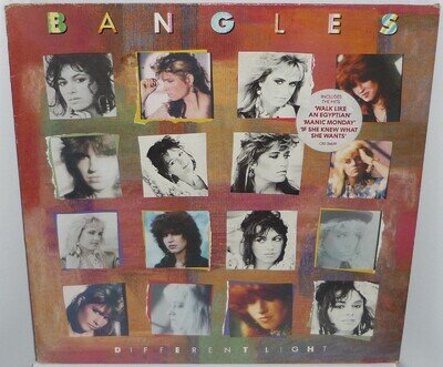 THE BANGLES, DIFFERENT LIGHT, CBS RECORDS LP 26659, 1986, INNER LYRIC PIC SLEEVE