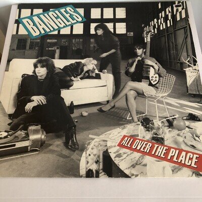 THE BANGLES ALL OVER THE PLACE VINYL LP CBS 450091 1984 EX.