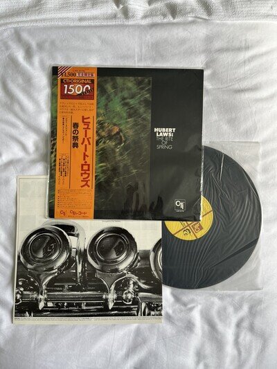 Hubert Laws The Rite Of Spring 1978 CTI Jazz Funk Vinyl Record LP Obi Insert