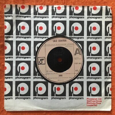Lalo Schifrin- Jaws (Theme from the Jaws Film)- Quite Village- CTI 7” 1976