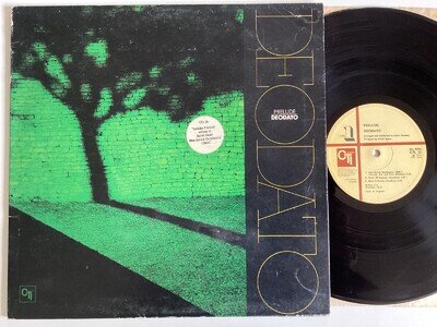 DEODATO PRELUDE CTI LP U.K 1st ISSUE A1 B1 TRANSLUCENT RED VINYL JAZZ FUNK (a