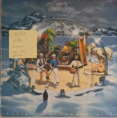 The Beach Boys Keepin' The Summer Alive Vinyl Record VG/G+ CRB 86109 1980