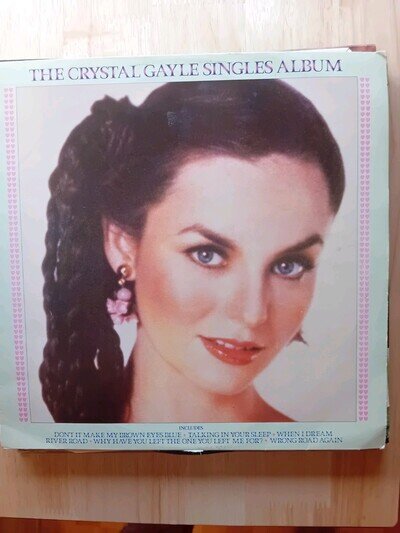 The Crystal Gayle Singles Album 12"Vinyl LP Record Issued 1980 EX EX