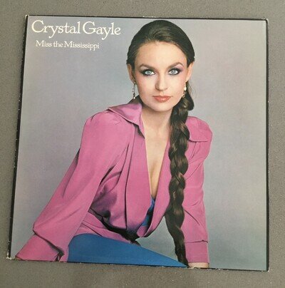 Crystal Gayle - Miss The Mississippi 12” Vinyl LP 1979 🎵