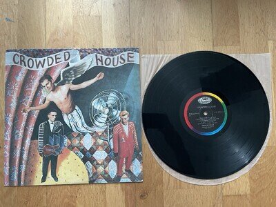 Crowded House 1986 Self-Titled Vinyl LP VERY RARE South Africa 1st Press