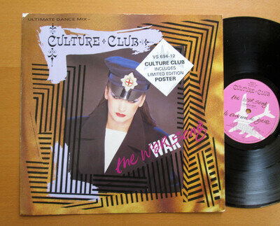 Culture Club The War Song Dance Mix 12" Single 1984 Vinyl (no poster)