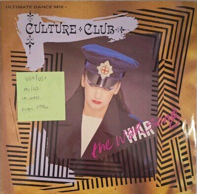 Culture Club The War Song (Ultimate Dance Mix) Vinyl Record VG+/VG+ VS694-12